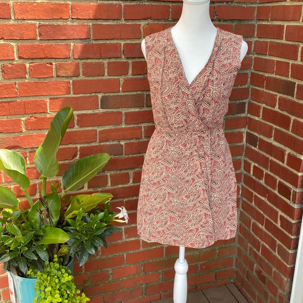 J Crew Paisley Wrap Dress